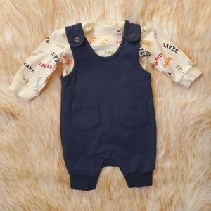 Kid's 0-3 Month Wonder Nation Baby Outfit/ One Piece